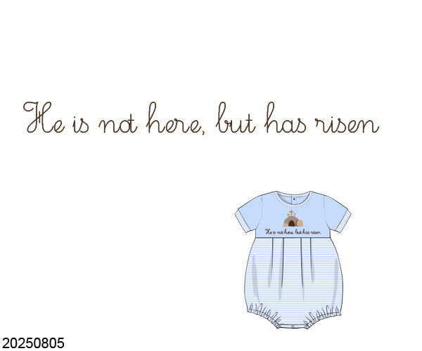 PO29 - He Is Not Here Girl Diaper Set (ETA February to GBS, then to YOU)