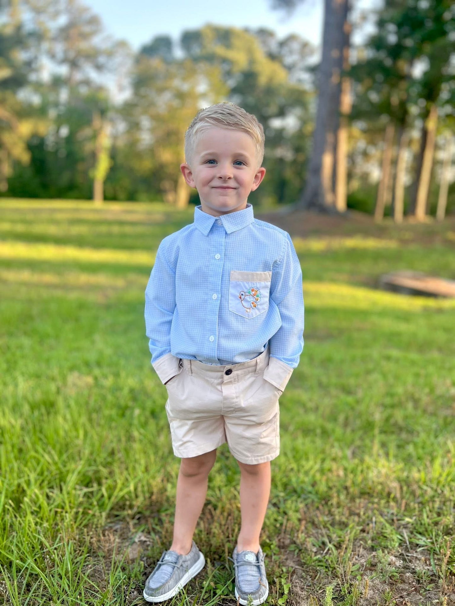 RTS Posh Turkeys Boy Buttondown Set