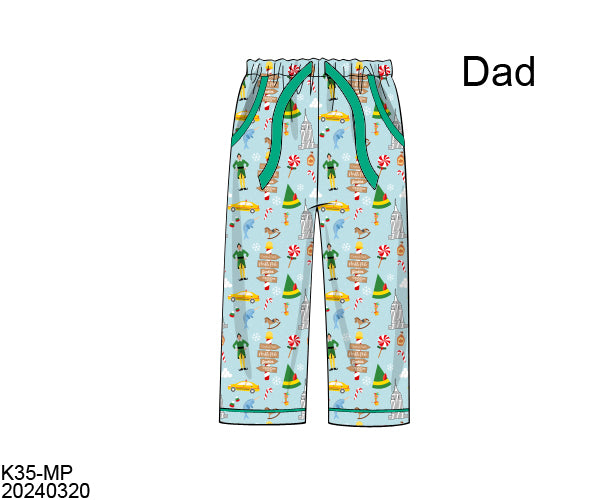 RTS Green Elf Loungewear Unisex Adult Pants (XS only)
