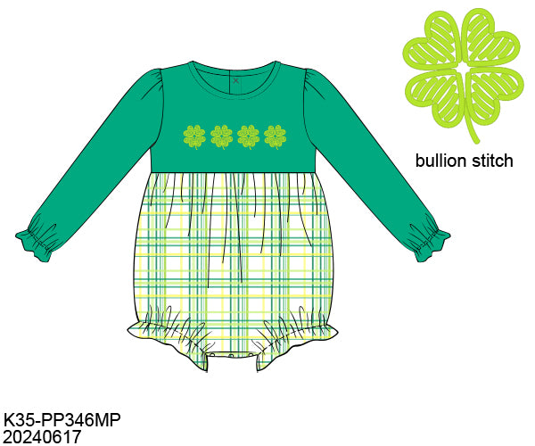 RTS Clover Bullion Stitch Girl Bubble