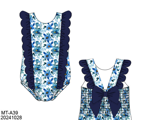 RTS Floral Girl 1 Piece Swim