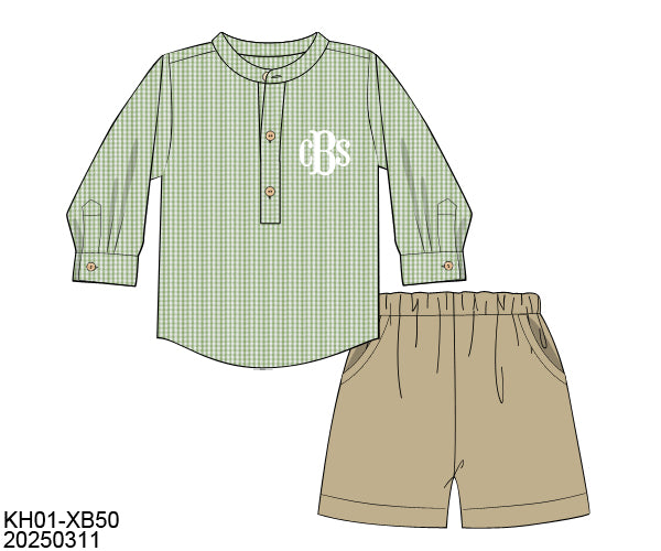 RTS Golden Harvest Boy Short Set
