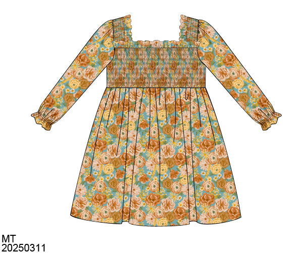 RTS Golden Harvest Girl Dress