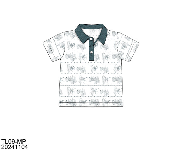 RTS Tractor Toile Boy Polo