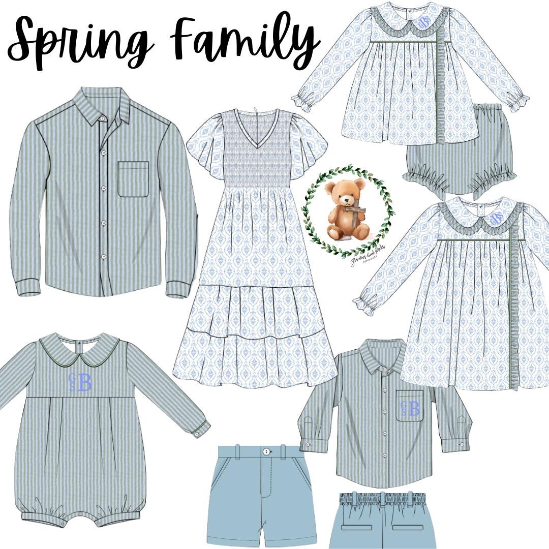 RTS Spring Family Mom Dress