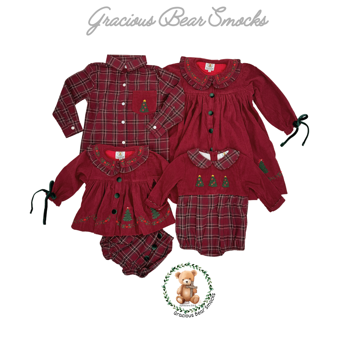 RTS Pearls & Pines Boy Button Down