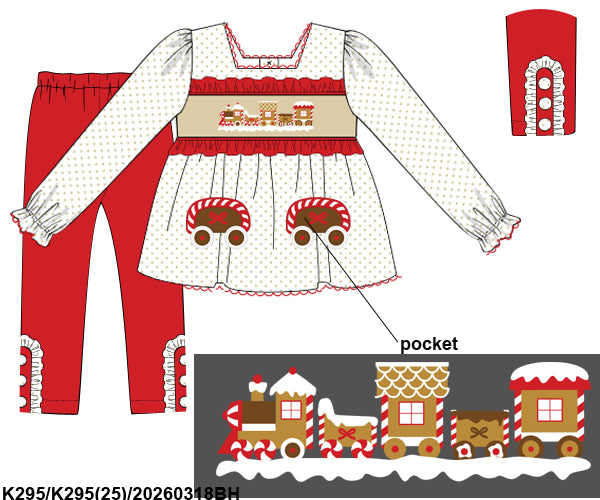 WS PO38 - Peppermint Express Girl Pants Set (ETA Late October to GBS, then to YOU)