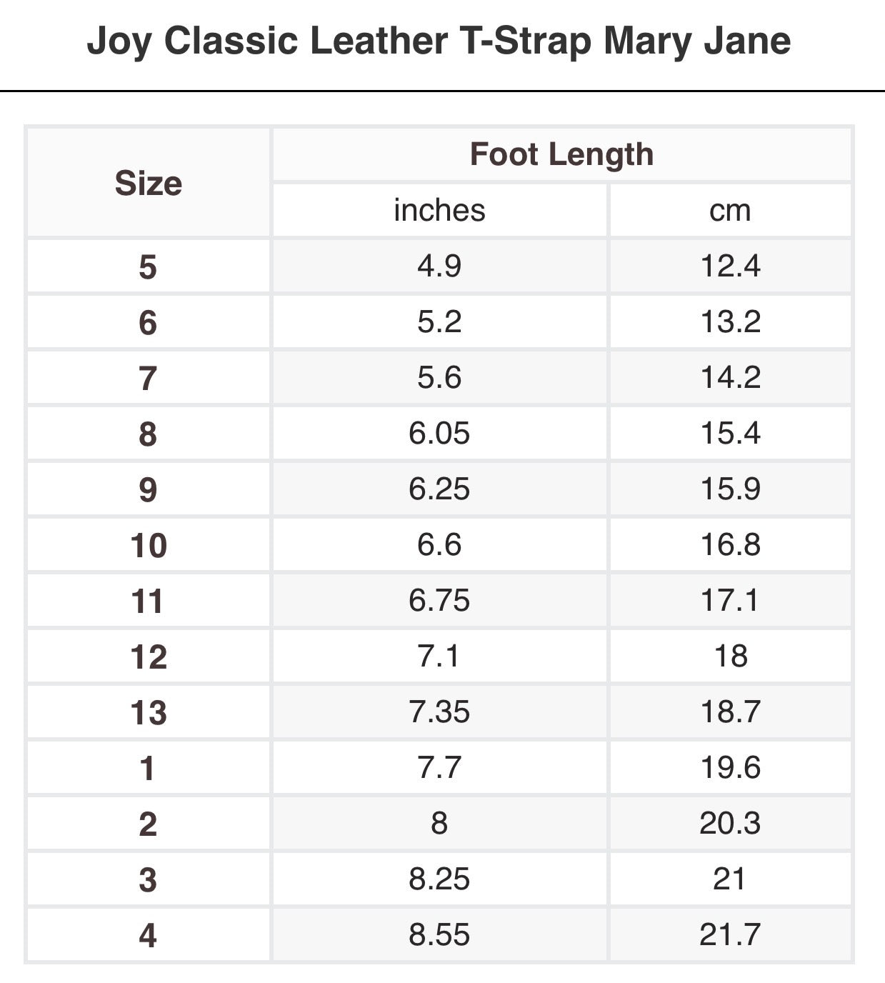 Joy Stitch Down Mary Jane