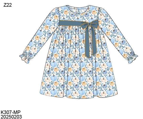 RTS Precious Pumpkins Girl Dress