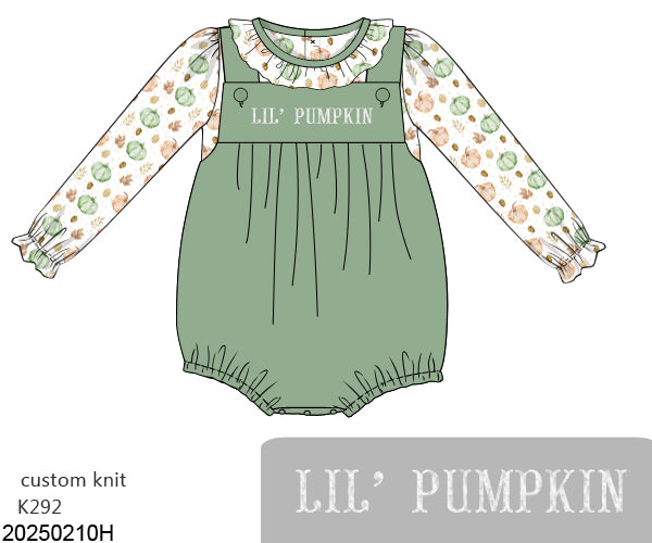 RTS Gourd-Geous Pumpkins Girl Bubble (no mono)