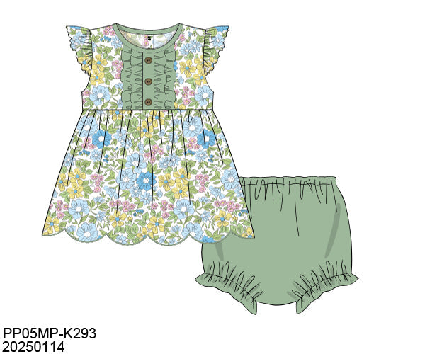 RTS Back to the Basics Girl Diaper Set