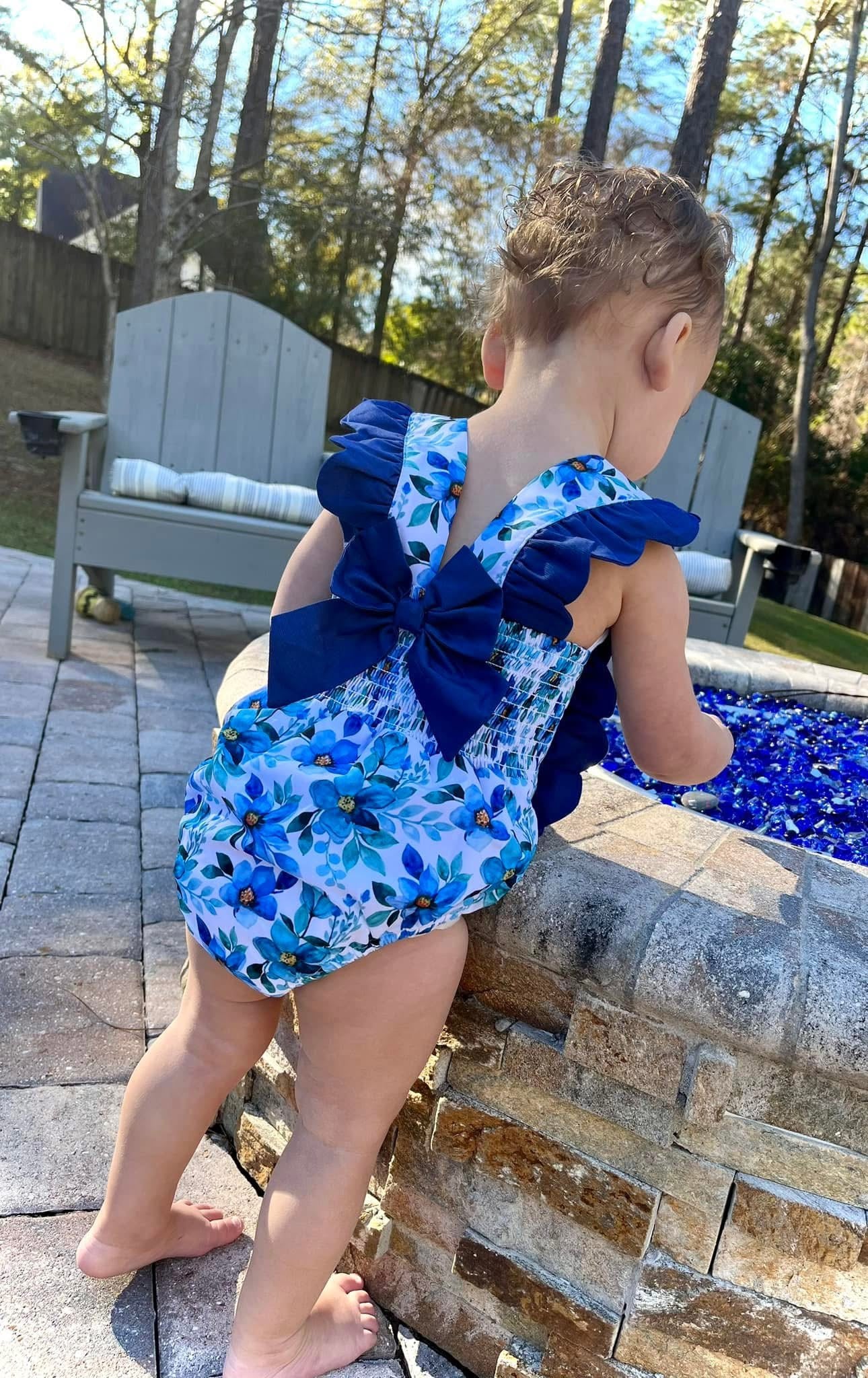 RTS Floral Girl 1 Piece Swim