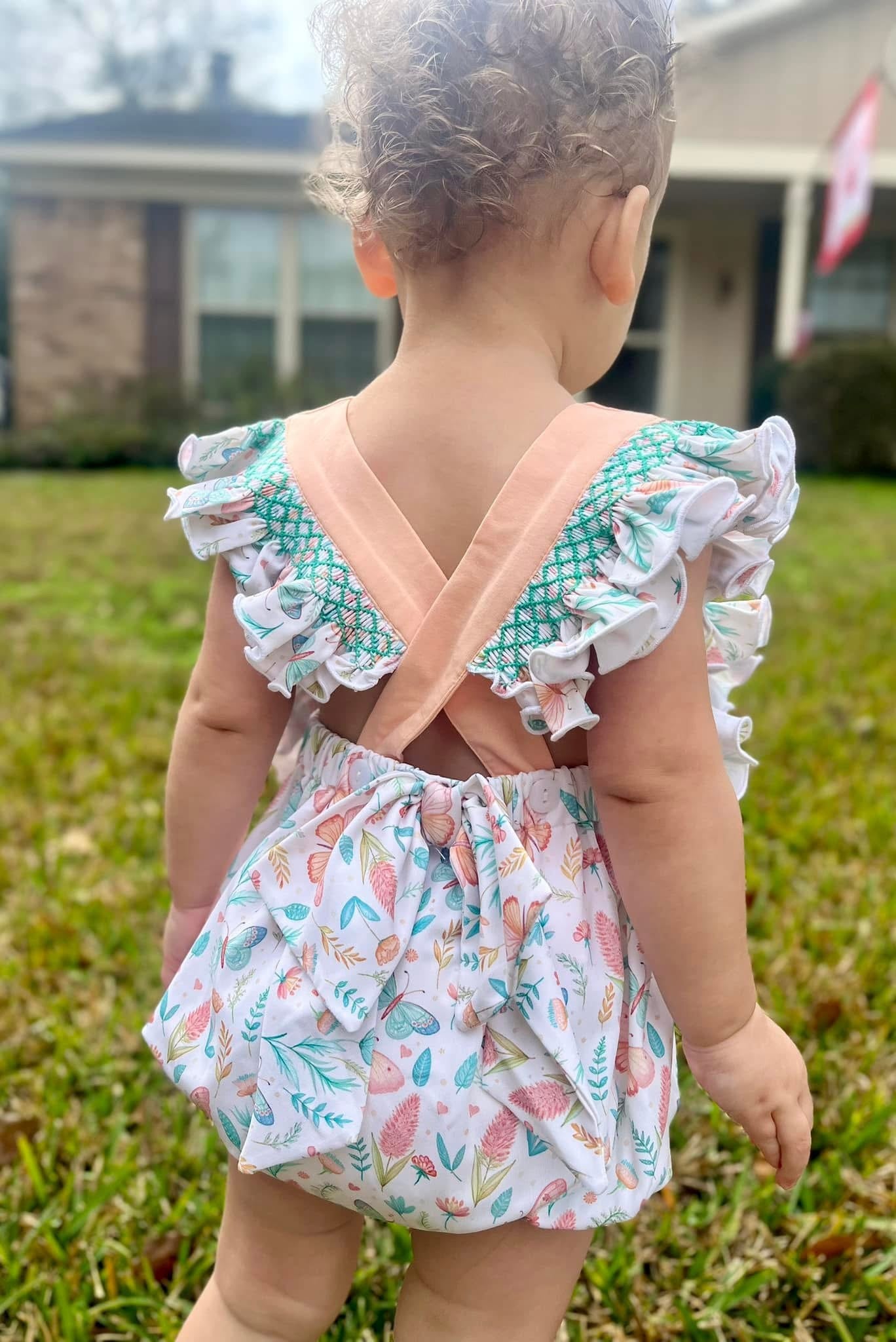 RTS Bugs and Butterflies Girl Bubble (NO MONOGRAM)