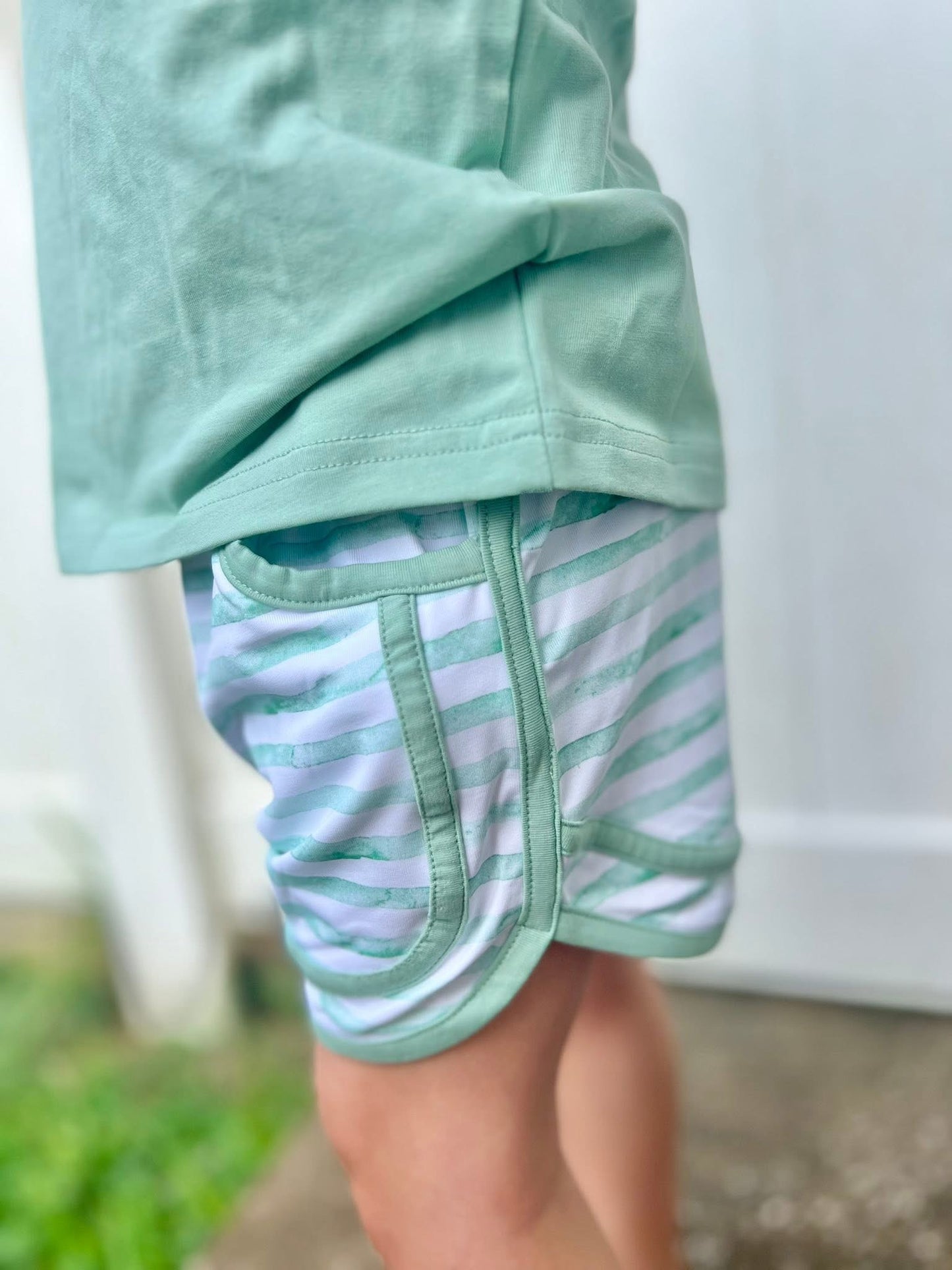 RTS Geometric Seahorse Boy Short Set