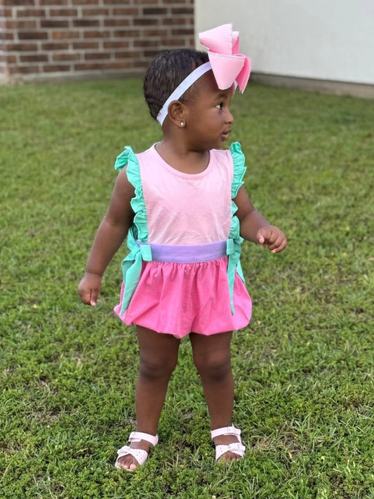 RTS Summer Colorblock Girl Bubble (ALL BLANK)