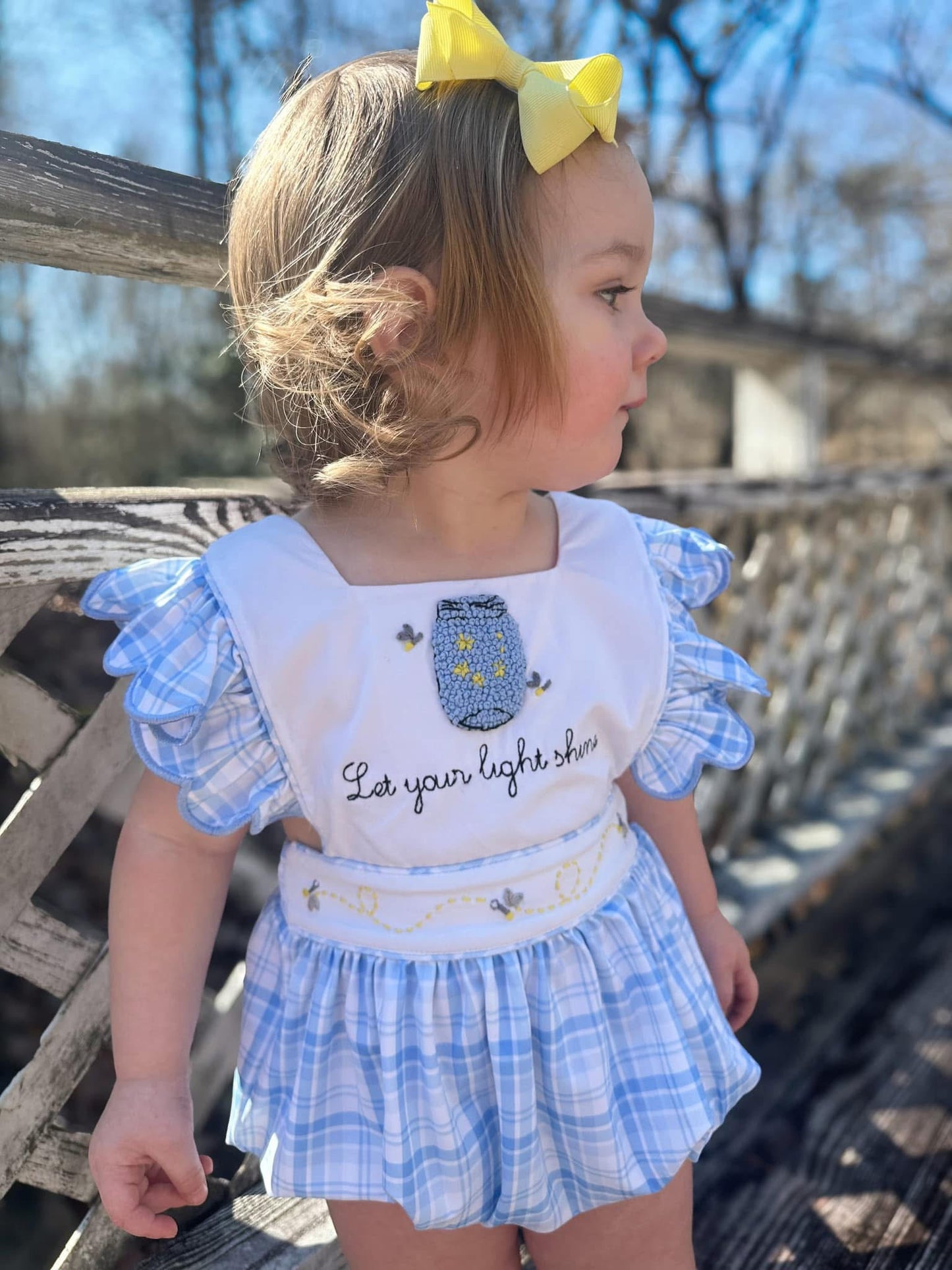 RTS Let Your Light Shine Girl Bubble (9m and 3t only)