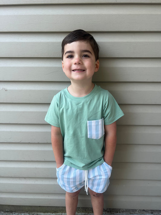 RTS Sage Garden Boy Short Set (NO MONOGRAM)