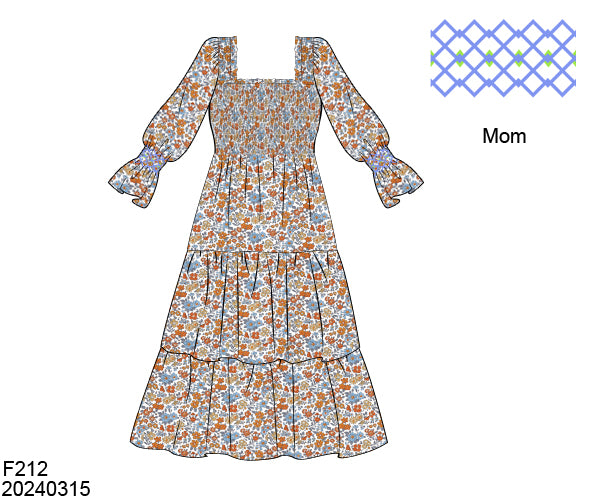 RTS Harvest Family Mom Dress