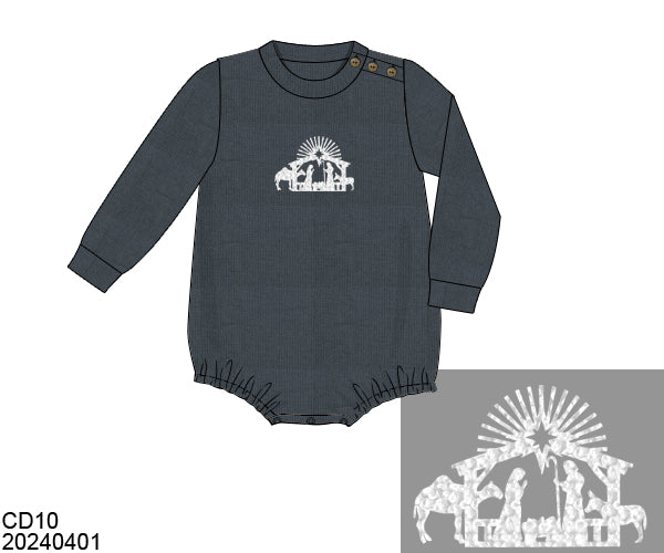 RTS - Nativity Cardigan Collection Boy Bubble