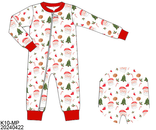 RTS Santa Loungewear Boy Zippy