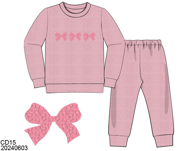 RTS Bow Cardigan Set