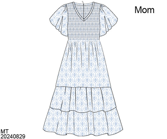 RTS Spring Family Mom Dress (XS only)