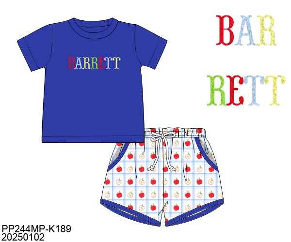 RTS Apple Boy Shorts Set (BLANK, NO MONO)
