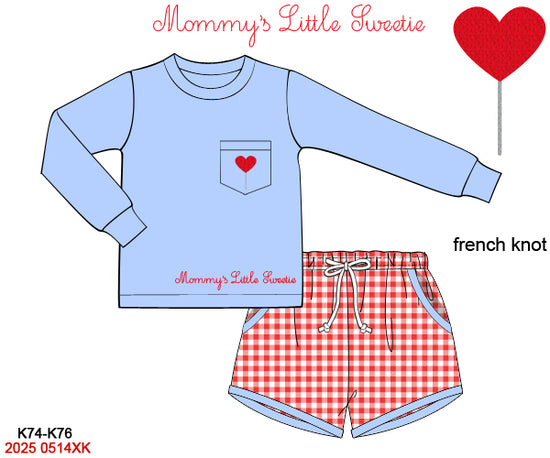 RTS Little Sweetie Boy Short Set