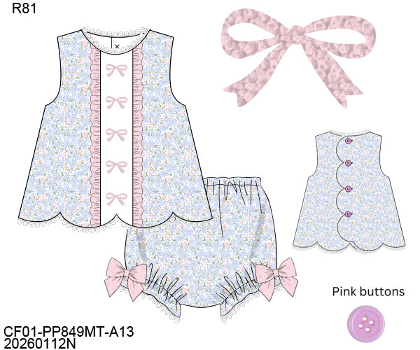 RTS Flight of Fancy Girl Diaper Set