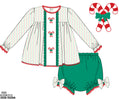 WS PO38 - Candy Cane Wishes girl diaper set (ETA Late October to GBS, then to YOU)