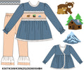 WS PO39 - Little Bear Lodge girl pants Set (ETA November to GBS, then to YOU)