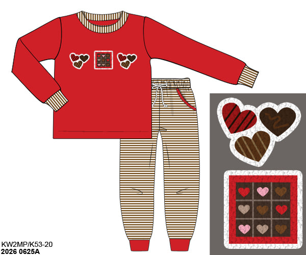 PO40 - Love is Sweet boy jogger Set (ETA December to GBS, then to YOU)