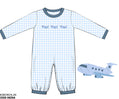 PO40 - Wings and Bows Boy Romper (ETA December to GBS, then to YOU)