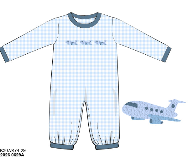 PO40 - Wings and Bows Boy Romper (ETA December to GBS, then to YOU)