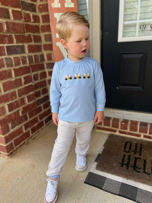 RTS Bullion Stitch Turkey Boy Jogger Set