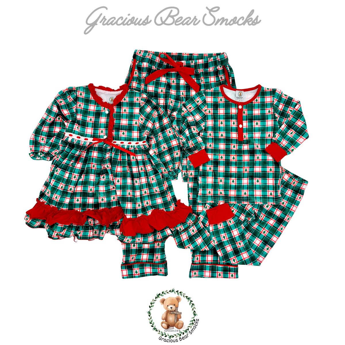 Fireside Family Plaid Adult Unisex Loungewear