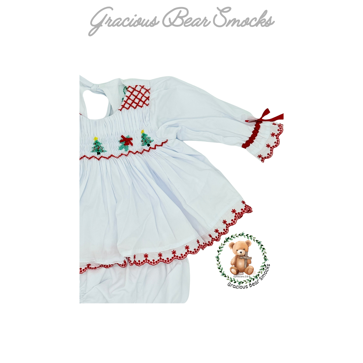 RTS Holiday Heirloom Girl Diaper Set