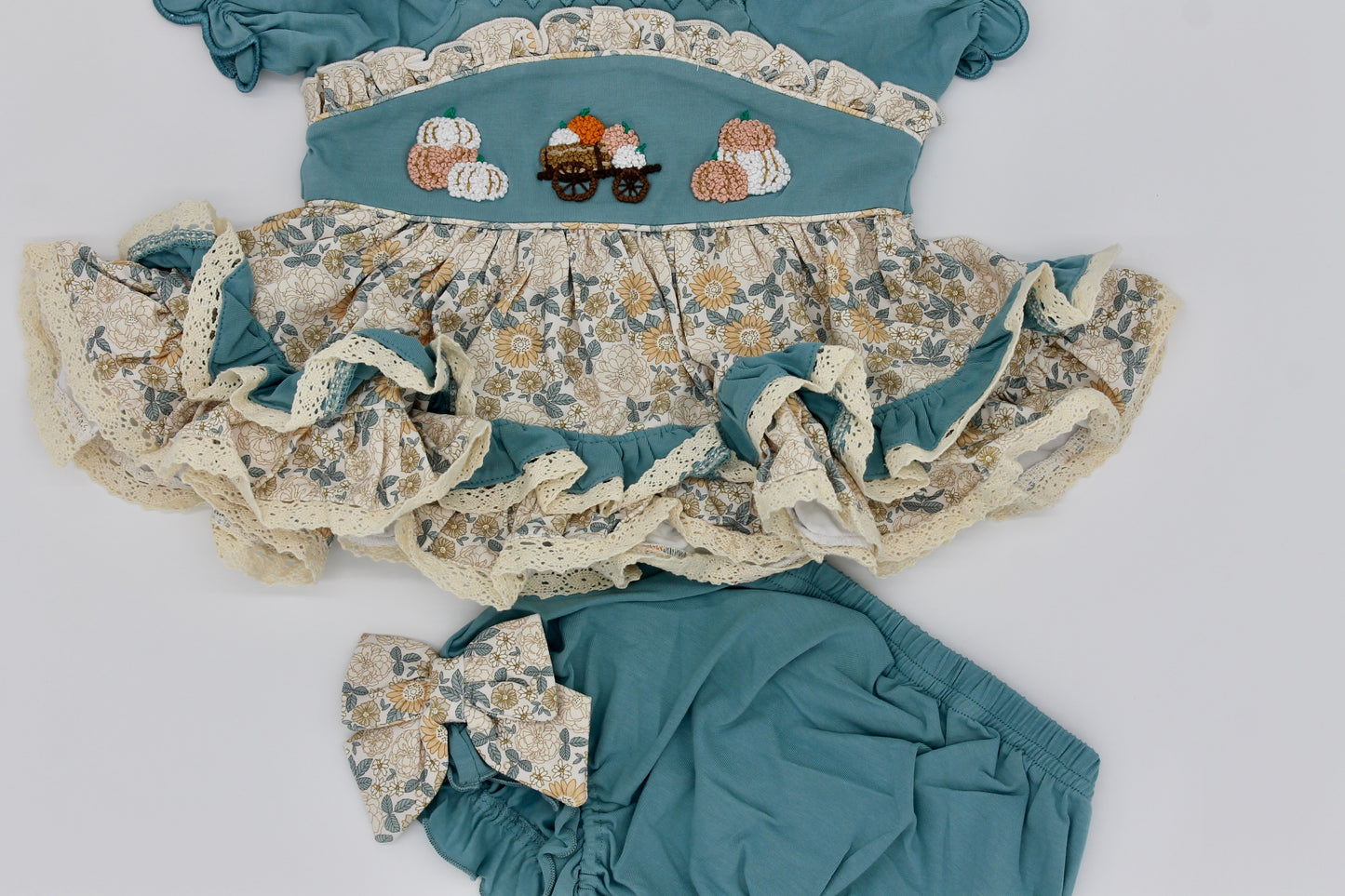 RTS Pumpkin Patch Cutie Girl Diaper Set