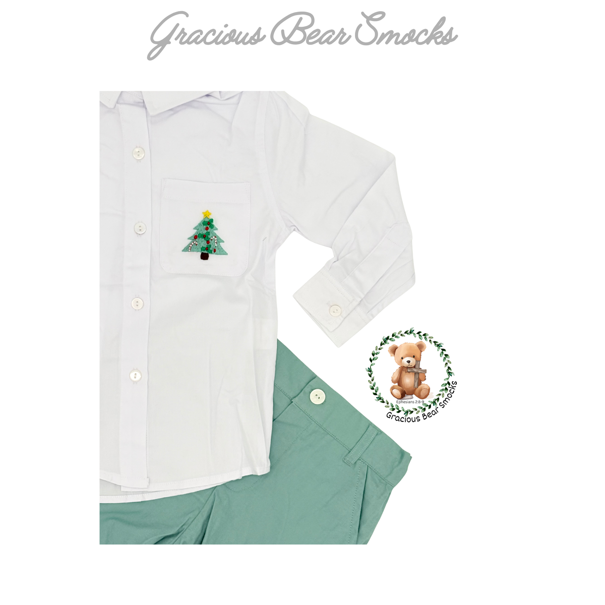RTS Holiday Heirloom Boy Pants Set