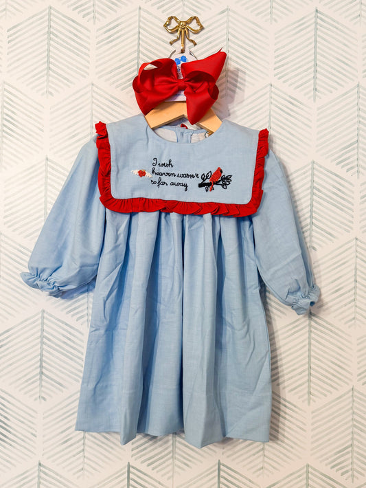 RTS Winter Cardinal Girl Dress