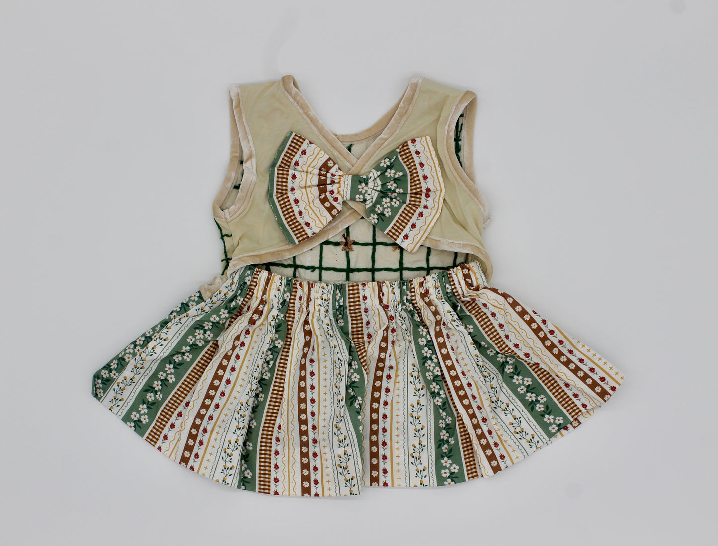 RTS Rust Floral Girl Bubble Short Set