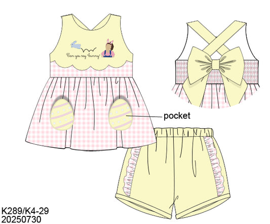 PO29 - Can You Say Bunny Girl Short Set (ETA February  to GBS, then to YOU)