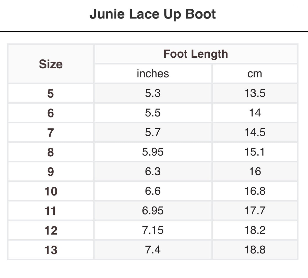 Junie Lace Up Boot