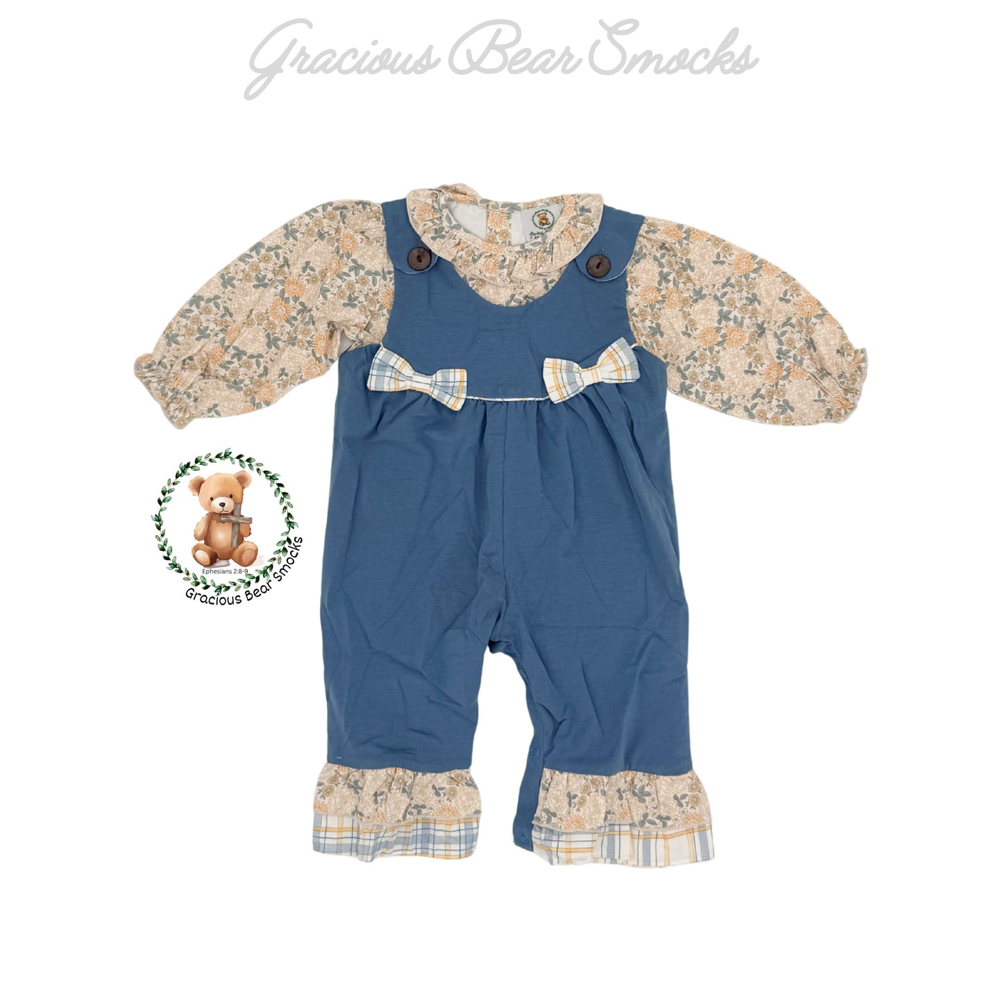 RTS Maple & Moss Girl Romper Set