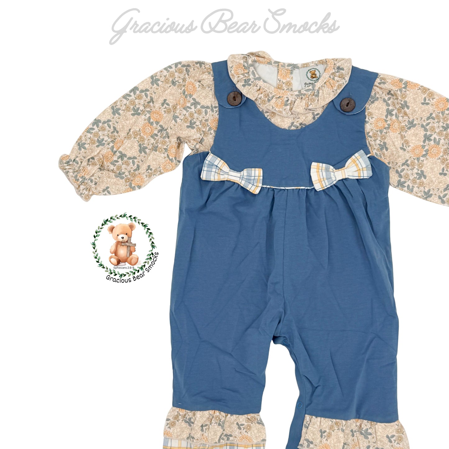 RTS Maple & Moss Girl Romper Set
