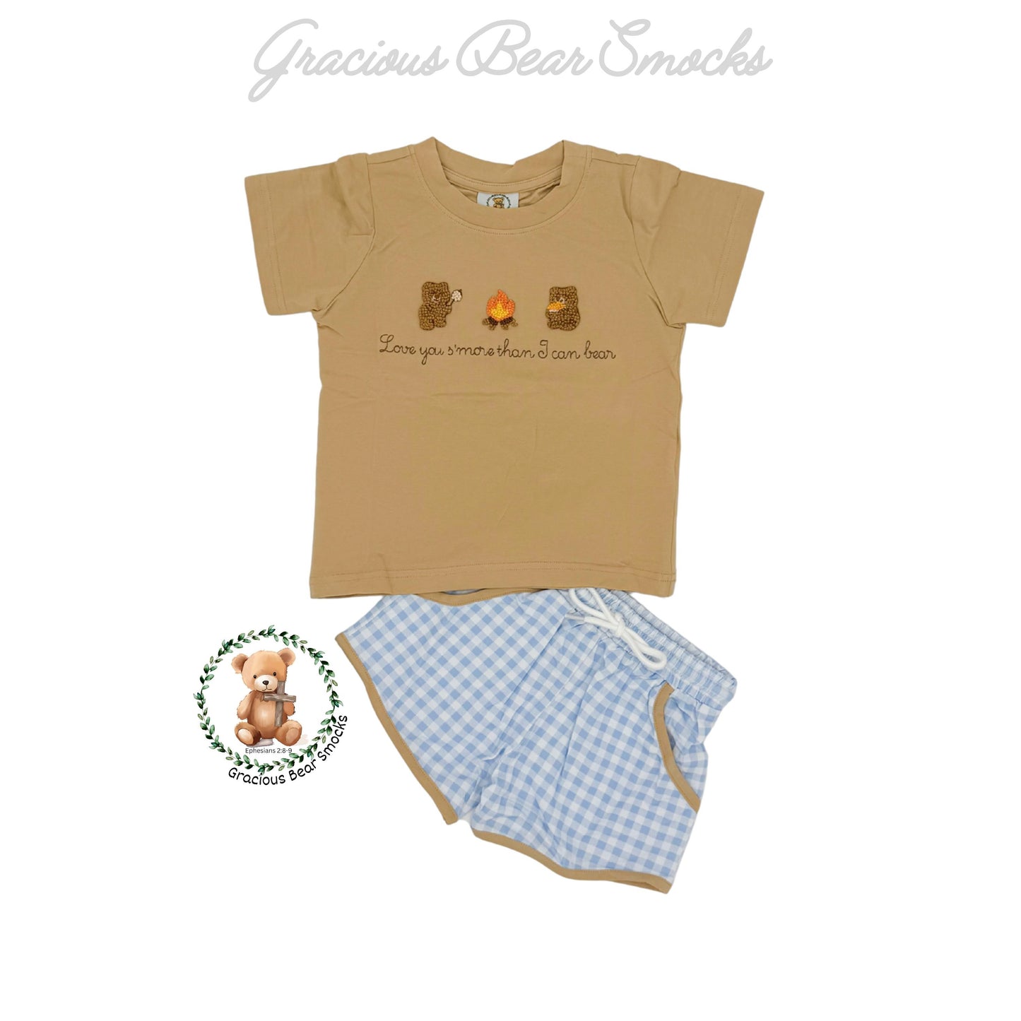 RTS Happy Camper Boy Shorts Set
