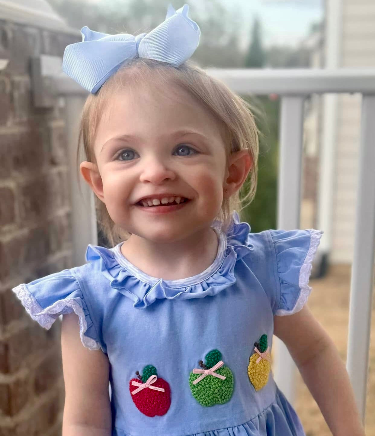 RTS Apple of My Eye French Knot Girl Dress