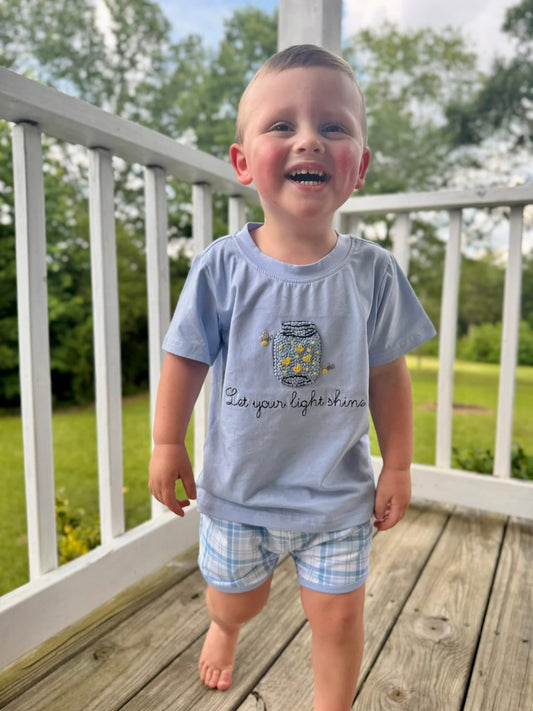 RTS Let Your Light Shine Boy Short Set