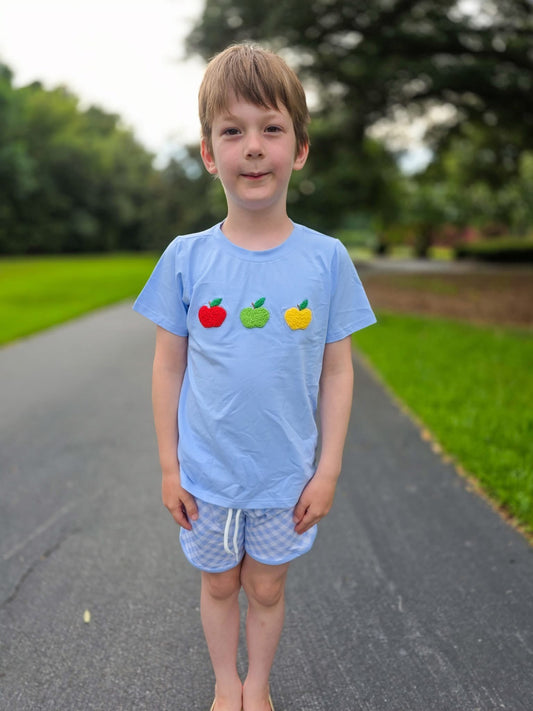 RTS Apple of My Eye French Knot Boy Shorts Set