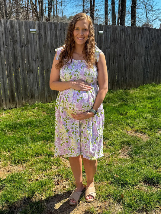 RTS Floral Mom & Me Mom Dress - (1) XL ONLY
